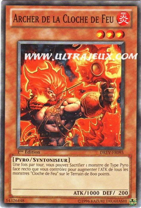 Carte Yu Gi Oh Archer De La Cloche De Feu Drev Fr