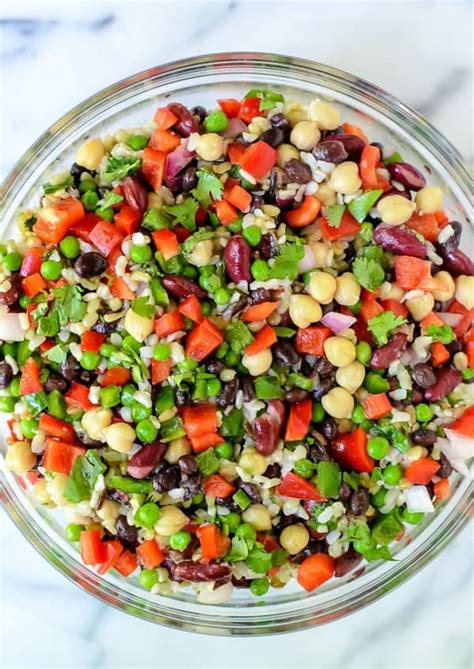 Three Bean Salad Easy And Healthy WellPlated