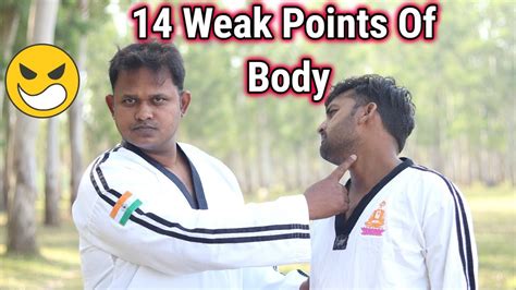 Weak Points Of Body Self Defense Techniques Youtube