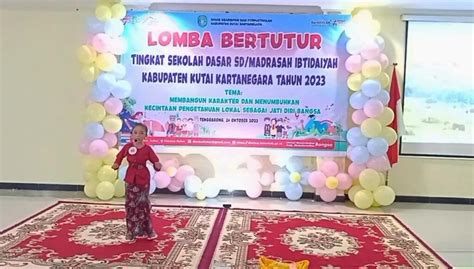 Lomba Bertutur Tingkat SD MI Di Kukar Upaya Membangun Karakter Dan