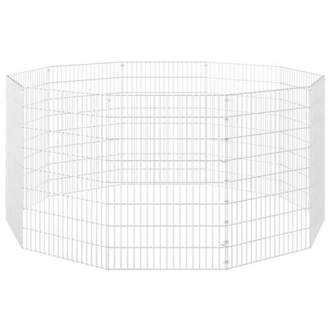 YOSOO Cage à lapin 10 panneaux 54x80 cm Fer galvanisé LS008 Cdiscount