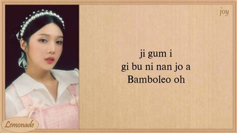 Red Velvet BAMBOLEO Easy Lyrics YouTube