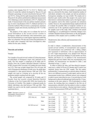 Sex Estimation Using The Second Cervical Vertebra Pdf