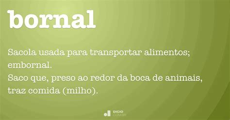 O Que Significa Bornal