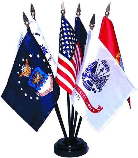 World Flags Direct United States Military Flag Set With