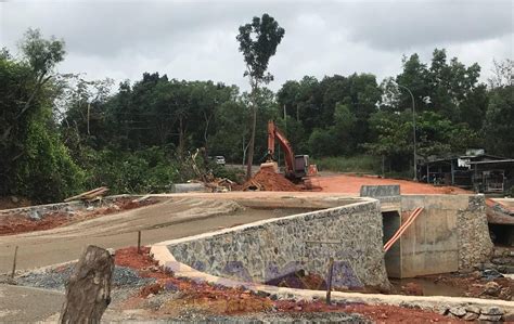 Akibat Curah Hujan Tinggi Proyek Box Culvert Tugu Tangan Molor