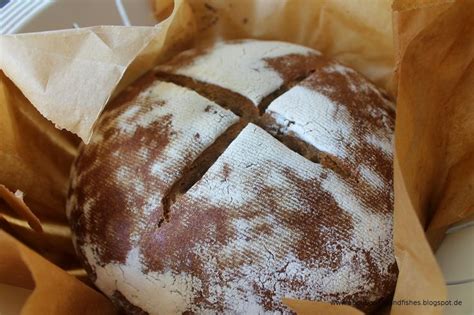 Roggenmischbrot Mit K Mmel Sauerteig Projekt Von