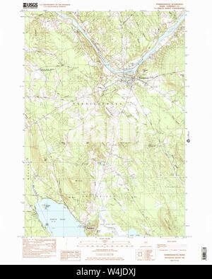 Maine USGS Historical Map Norridgewock 460674 1982 24000 Restoration