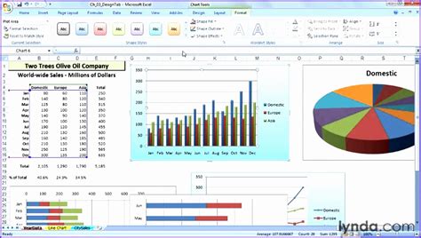 5 Chart Templates for Excel - Excel Templates