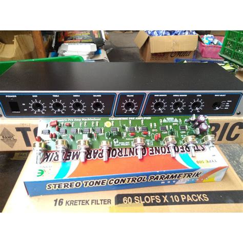 Jual Tone Control Stereo Parametrik Machintos Kit Dan Box Paket