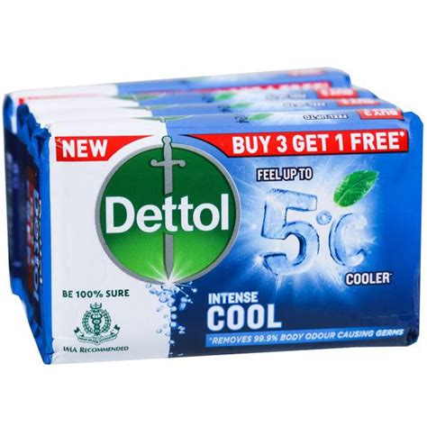 Buy Dettol Intense Cool Feel Up To C Cooler Soap Buy Get Free