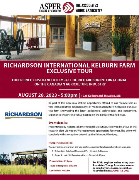 Richardson International Kelburn Farm Tour The Young Associates