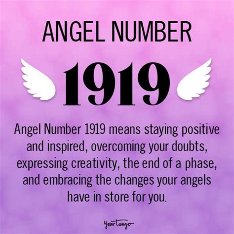 Angel Number 1919 Meaning And Symbolism In Numerology Yourtango