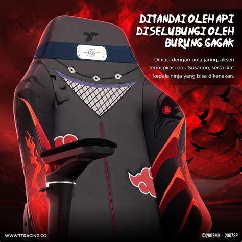 jual ttracing kursi gaming maxx koleksi naruto akatsuki itachi maxx