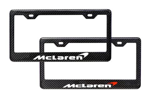 Who Makes A Good Carbon Fiber License Plate Frame McLaren Life