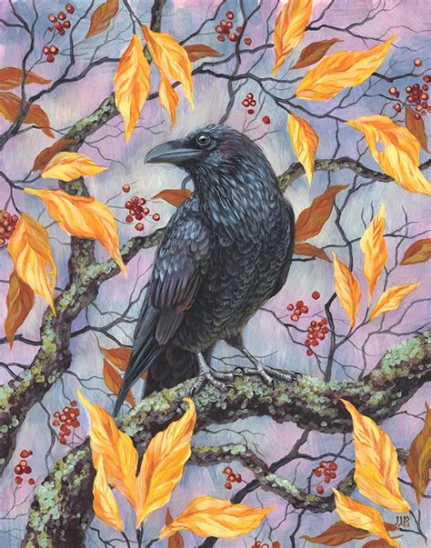 "Autumn Raven" Print