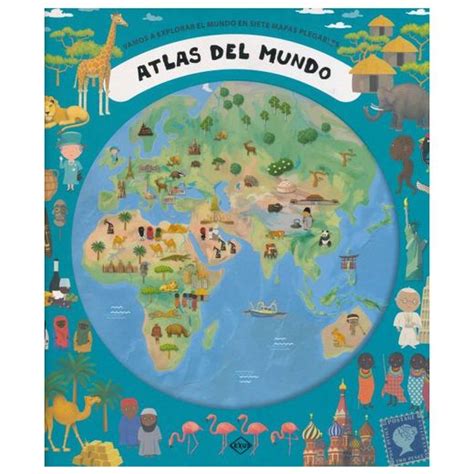 Libro Atlas Del Mundo Para Niños tapa dura Lexuseditores ISBN