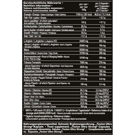 Teston Ultra Strong (180 Kapseln) von IronMaxx kaufen | Bodylab24 Shop