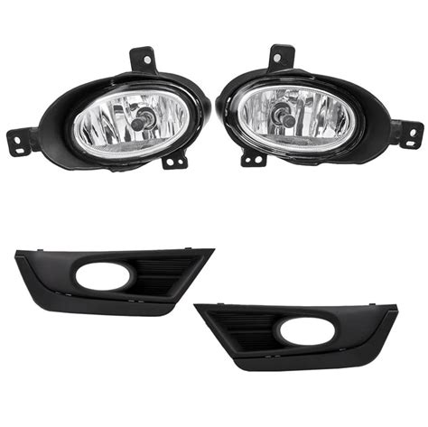 Front Bumper Fog Light Driving Lamp Assembly Kit For Honda For Cr V Crv