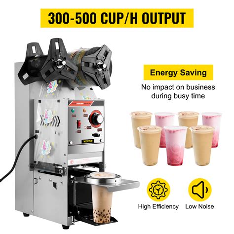 Vevor Semi Automatic Cup Sealing Machine Cup H Tea Cup Sealer