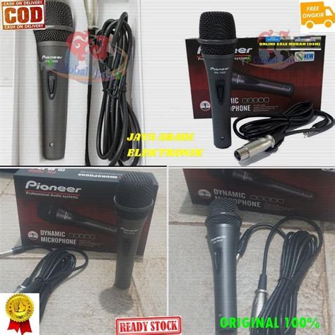 Pioneer Mic Kabel Dynamic Mk Cable Microphone Full Besi Karaoke Vocal