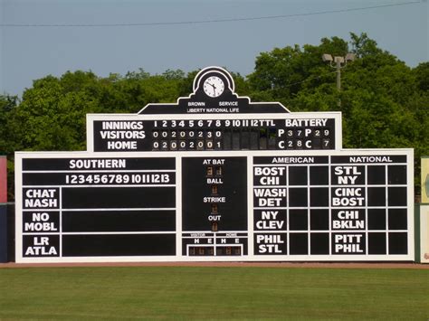 scoreboard | The Barons managed one more run, but lost 7-6 i… | Flickr