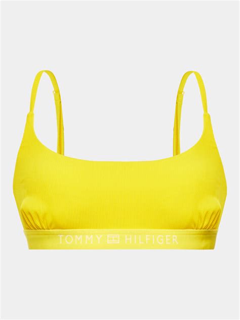 Tommy Hilfiger Haut De Bikini UW0UW04533 Jaune Modivo Fr