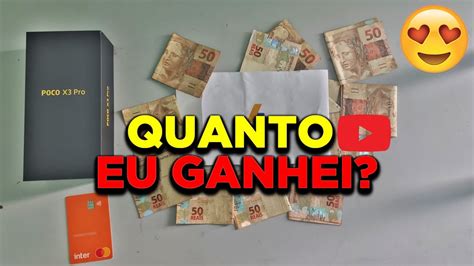 Recebi Meu Primeiro Pagamento Do Youtube Quanto Eu Ganhei Youtube