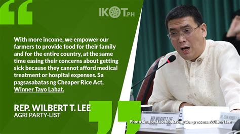 P Kilo Rice Possible With Cheaper Rice Act Lee Ikot Ph