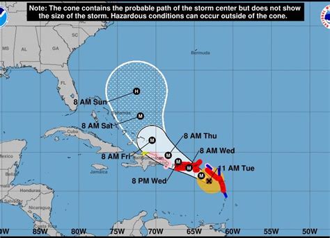 Siga En Vivo La Trayectoria Del Huracán María Que Va A Puerto Rico