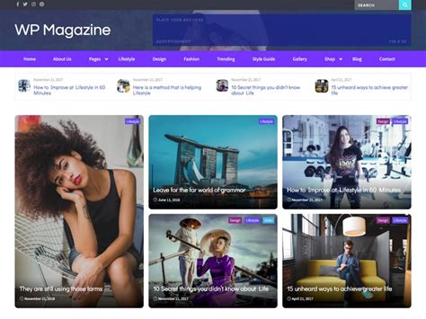 Free Wp Magazine Theme Wp Mag Plus