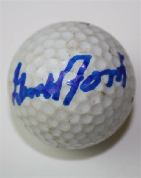 Lot Detail Gerald Ford Signed Golf Ball