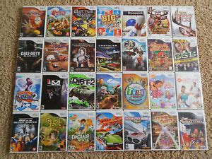 Nintendo Wii Games You Choose From Large Selection Each Ebay