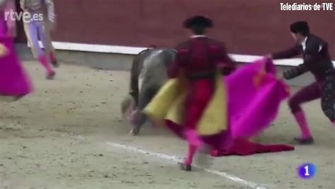 Horrifying Footage Shows Bullfighter Gored Through The Throat Face And