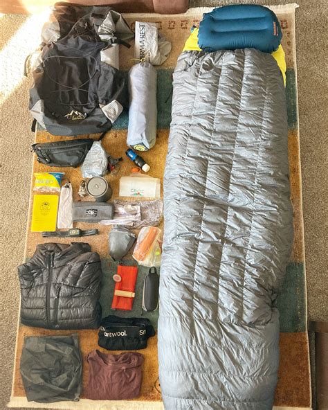 PCT Gear List Enjoying The Classics The Trek