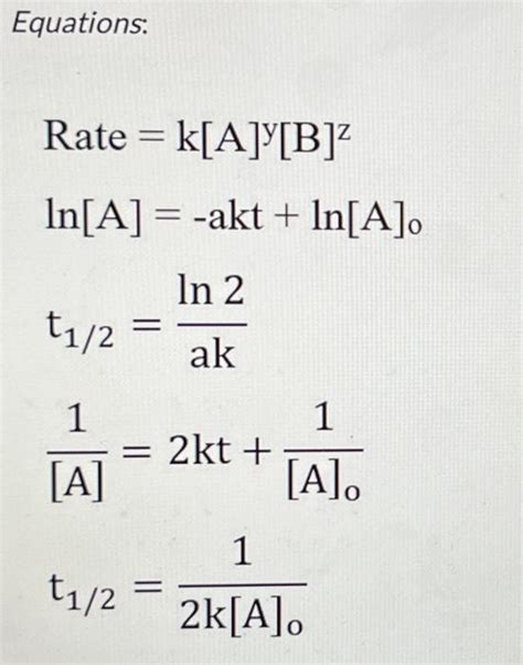 Solved Using The Experimental Data Provided Determine The Chegg