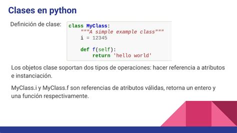 Programacion Clase Python Orientado A Objetos Ppt