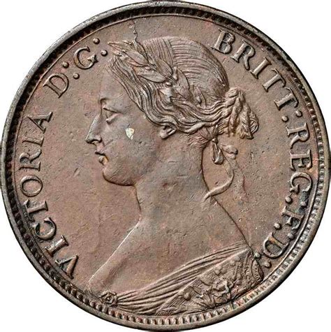 NGC AU 58 BN Victoria 1837 1901 Farthing 1868 2 In AU 58 With 15 In