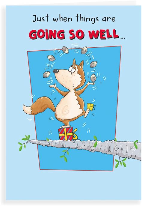 Regal Publishing Humour Funny Birthday Card Going So Well 7 X 5 Inches Uk