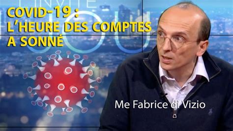 Zoom Me Fabrice di Vizio Covid 19 Lheure des comptes a sonné