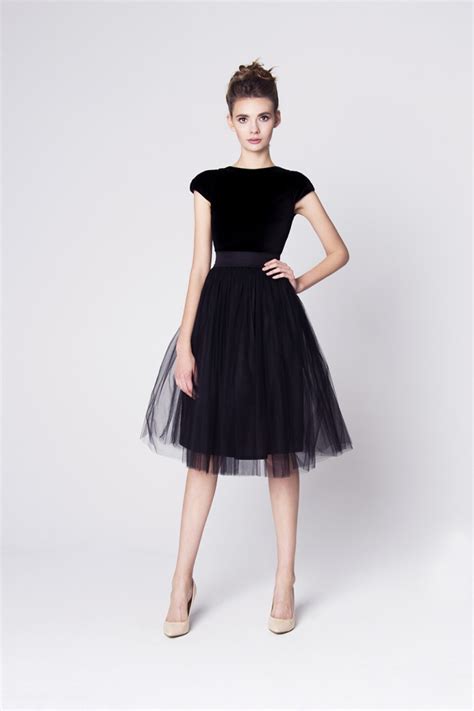 Elegantes Cocktailkleid Schwarz