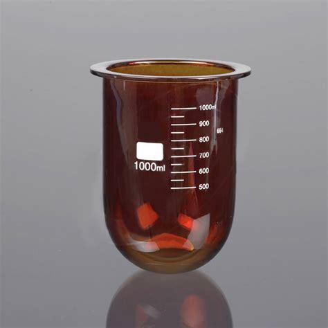 Flasks E Amber Without Side Cut For Dissolution Apparatus Din Iso