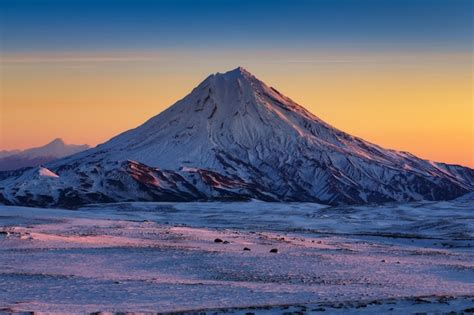 Premium Photo Winter Mountain Landscape Of Kamchatka Peninsula