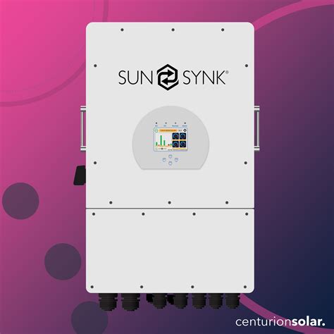 Sunsynk Kw Phase Inverter Centurion Solar