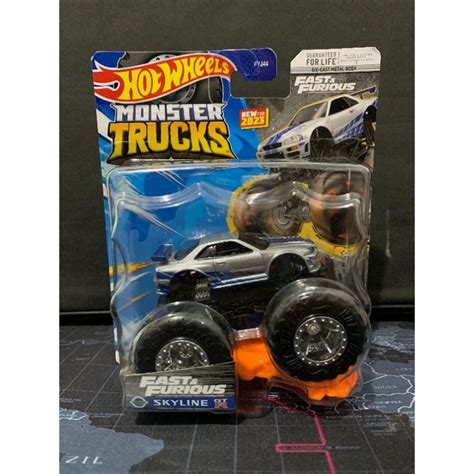 Jual Hot Wheels Nissan Skyline R34 Fast Furious Monster Trucks Original Hot Wheels By Mattel