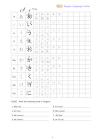 Katakana Worksheet Answers Foreign Language Studocu Worksheets