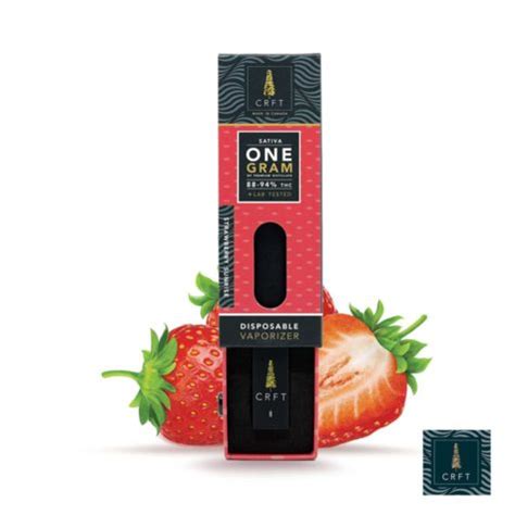 Crft Disposable Vape Strawberry Sunrise Cannabis Online In Canada