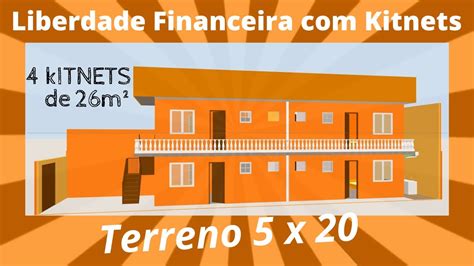 Viver De Kitnet Projeto Kitnets M Terreno X Rendimento Acima