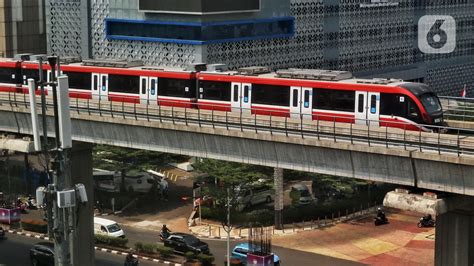 Tarif Lrt Jabodebek Maksimal Rp Mulai Hari Ini Oktober