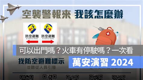 萬安演習 2024 萬安演習要幹嘛？可以出門嗎？火車有停駛嗎？注意事項一次看 蘋果仁 果仁 Iphoneios好物推薦科技媒體